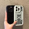 Design Sense Black Lace Phone Cover Case for iPhone 17 Pro Max 12 Pro 15 Plus 16 Air 13 17e 11 14
