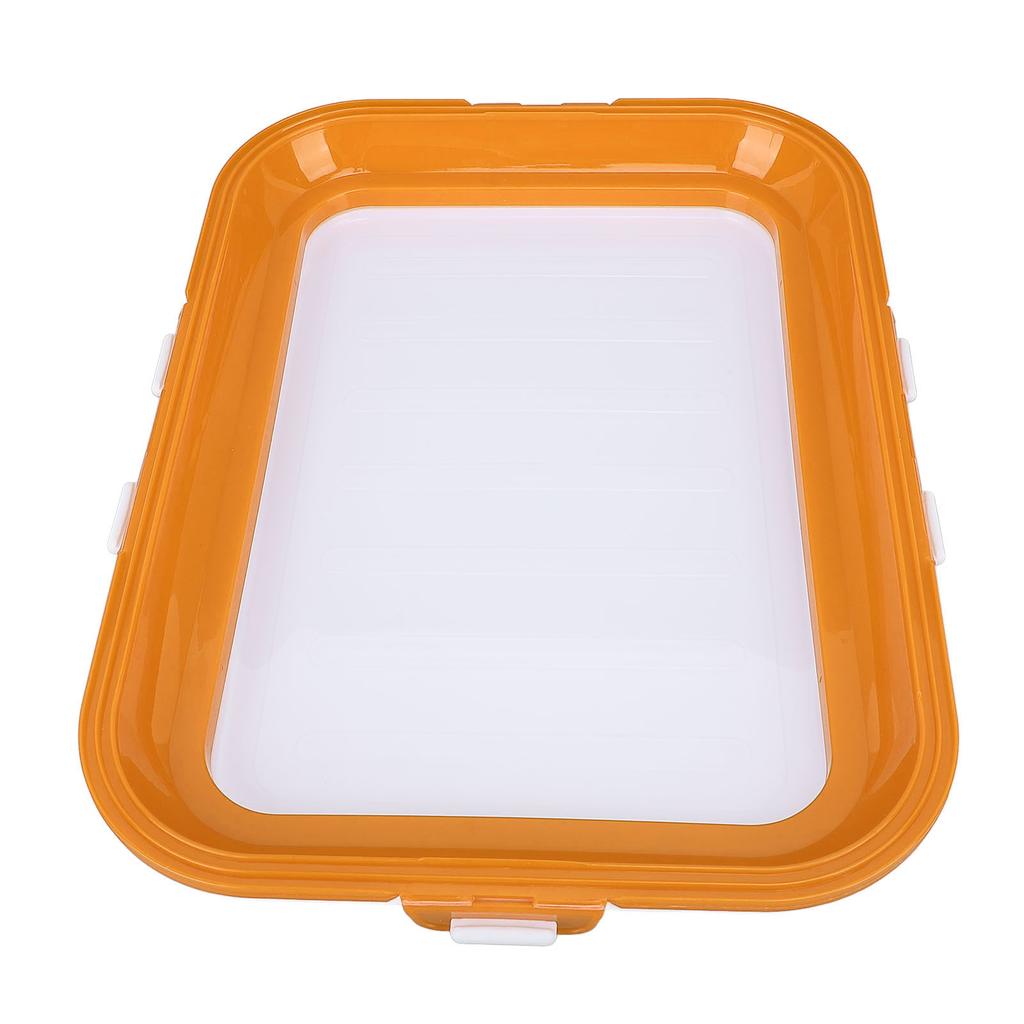 Tavă pentru Conservarea Alimentelor cu Capac Elastic Prospețime de Lungă Durată Calitate Alimentară Stivuibilă Conservare