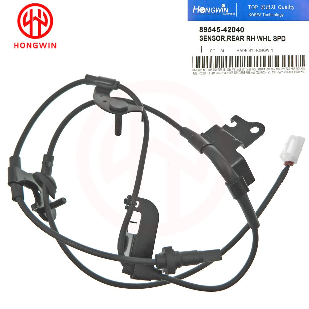 89546-42040 89545-42040 New Rear Right Left ABS Wheel Speed Sensor For Toyota RAV4 4WD 2006-2012 LS1262,ABS1372,SU10188 Right