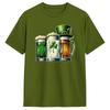 Irish Beer Ireland Flag St Patricks Day T Shirt For Unisex Cotton Tshirts Crew Neck Tee Shirt Short Sleeve Clothes Summer