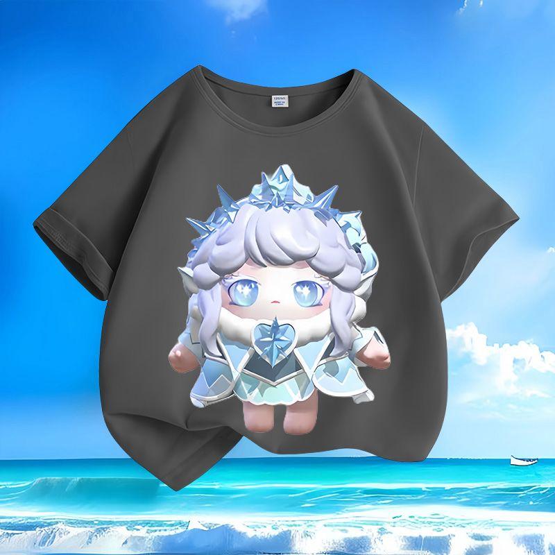 Children's Egg Doll Party Top, Summer Loose Top for Boys and Girls