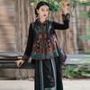 Women's Ethnic Style Embroidered Floral Vest - Chinese Retro Cardigan