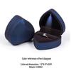 Elegant Heart-Shaped Jewelry Box with LED Light for Ring or Necklace.