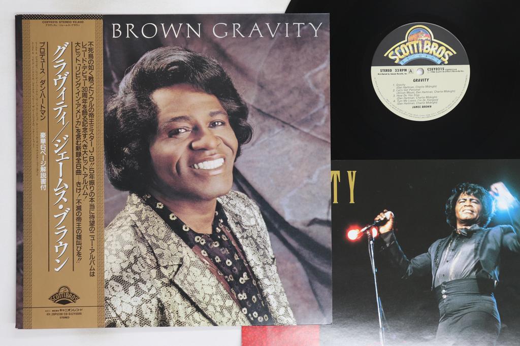 LP Record JAMES BROWN - Gravity C28Y0215 SCOTTI BROS 1986 Japan Obi Soul/Funk Used