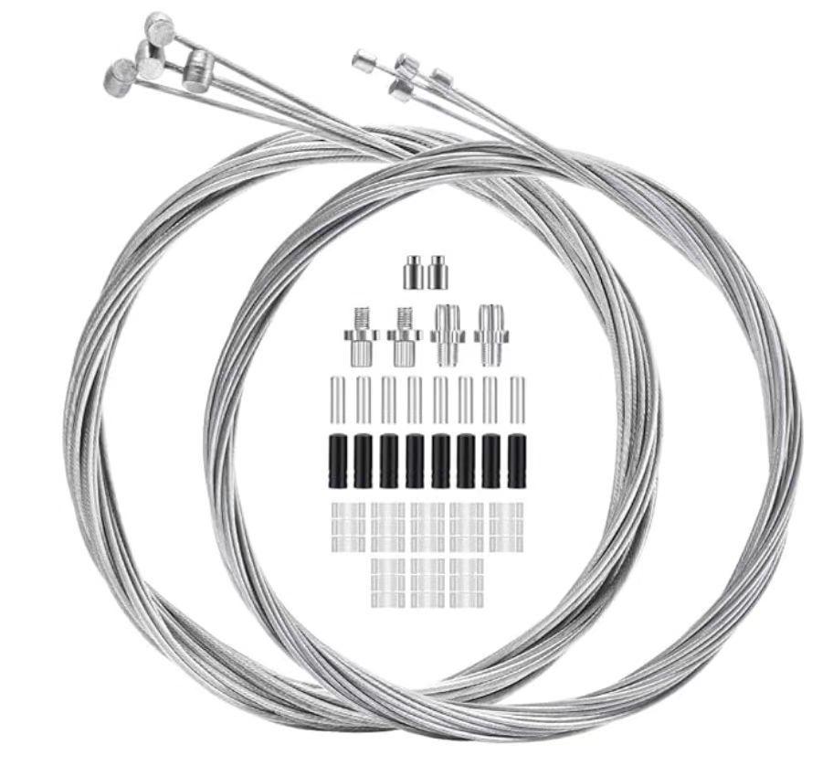Bicycle Brake & Shifter Cable Housing Set - Universal 5mm/4mm for Mountain/Road Bikes