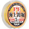 Sunline PE Line Kaisho Chori II HG 50m No. 3 Orange & Black & Green Multi