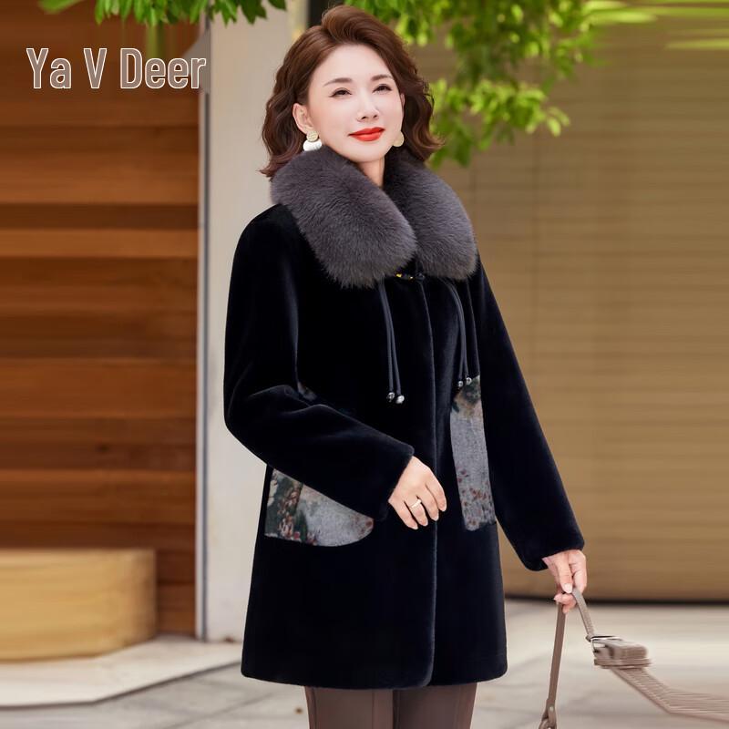 

Yalu Women s Elegant Mid-Length Winter Coat 3XL