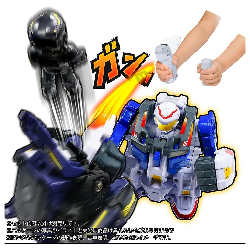 Takara Tomy Human Machine Buttbuster White Gun Bomber