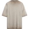 Zara Letter Print Casual Round Neck Short Sleeve T-Shirt Men Tops Light-Brown 3665408-730