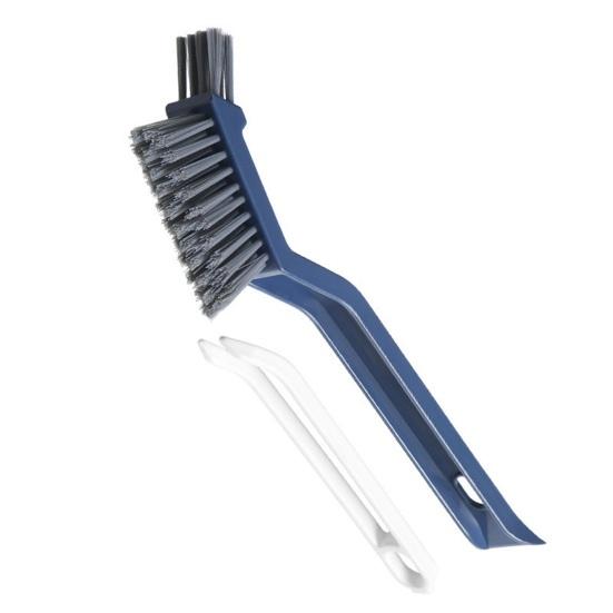 Multifunctional Floor Seam Brush 2-In-1 Clip Hair Window Cleaning Brush for Wall 45-Degree Angle Corner Gap Brush