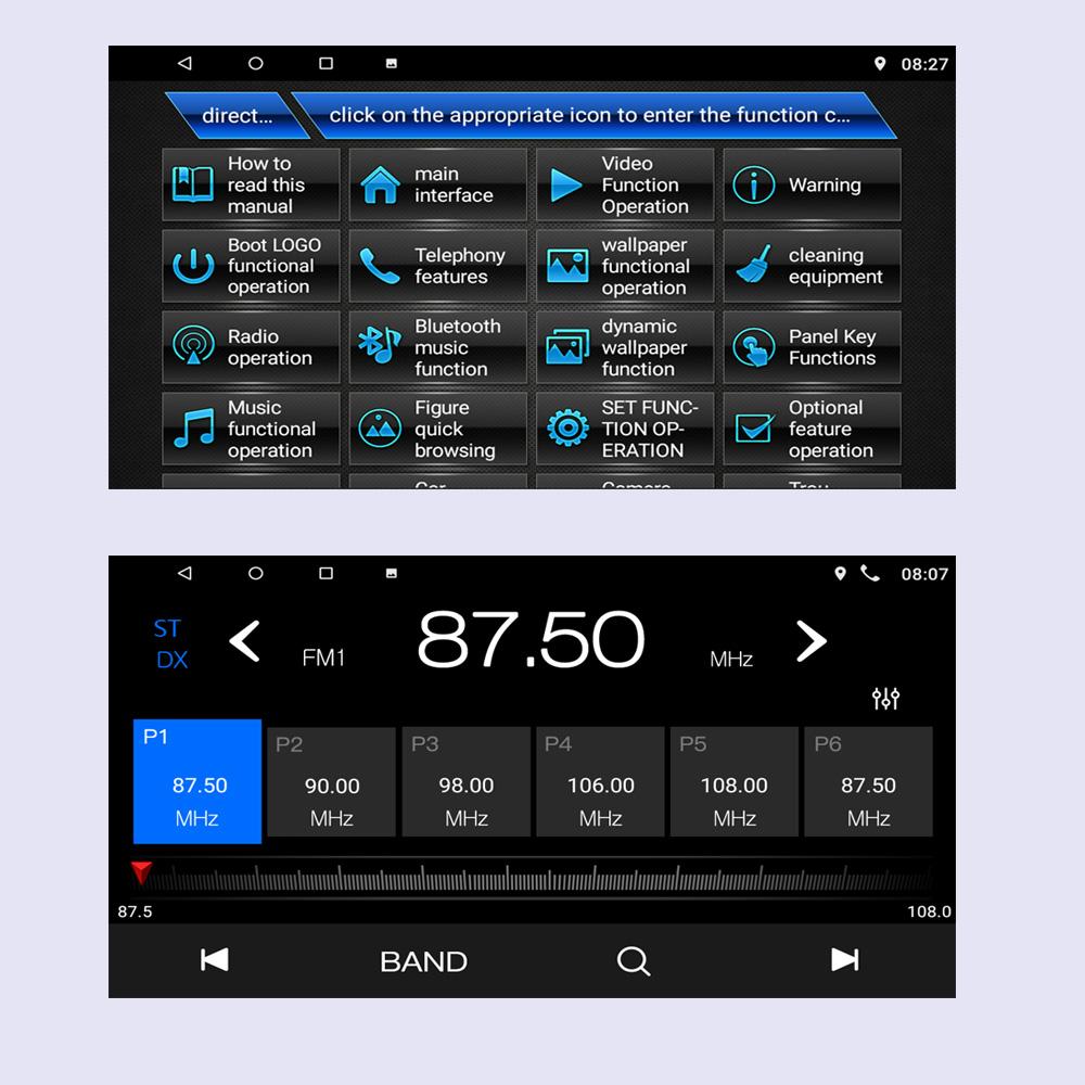 Высокое Качество 7-Дюймовый Android 12 Автомобильный Стерео Радио.