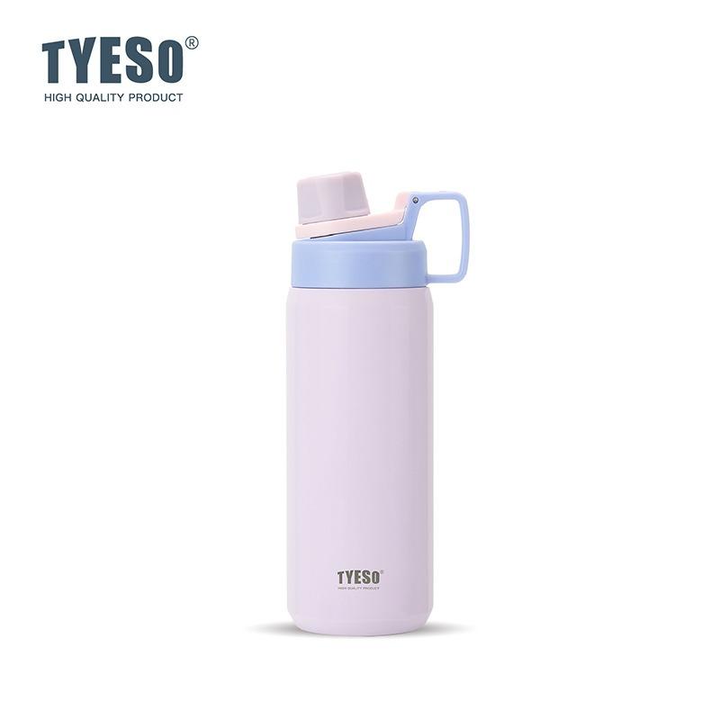 Tyeso Thermos Bottle Stainless Steel Vacuum Flask Travel Cup Outdoor Sports Insulated Leak-Proof Fitness Flask Thermal Mug