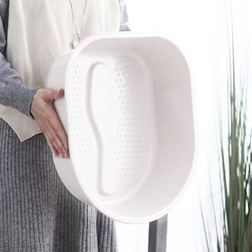 Plastic Foot Bath with Massage, Household Cleansing Tub, Lightweight and Portable, Ideal for Home Spas, Promotes Blood Circulation, and Relieves Fatig