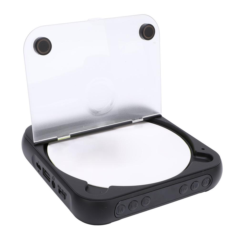 CD Player with Wired Headphones Portable   5.3 USB Rechargeable 2000mah CD Music Player for CD R CD RW MP3 WMA