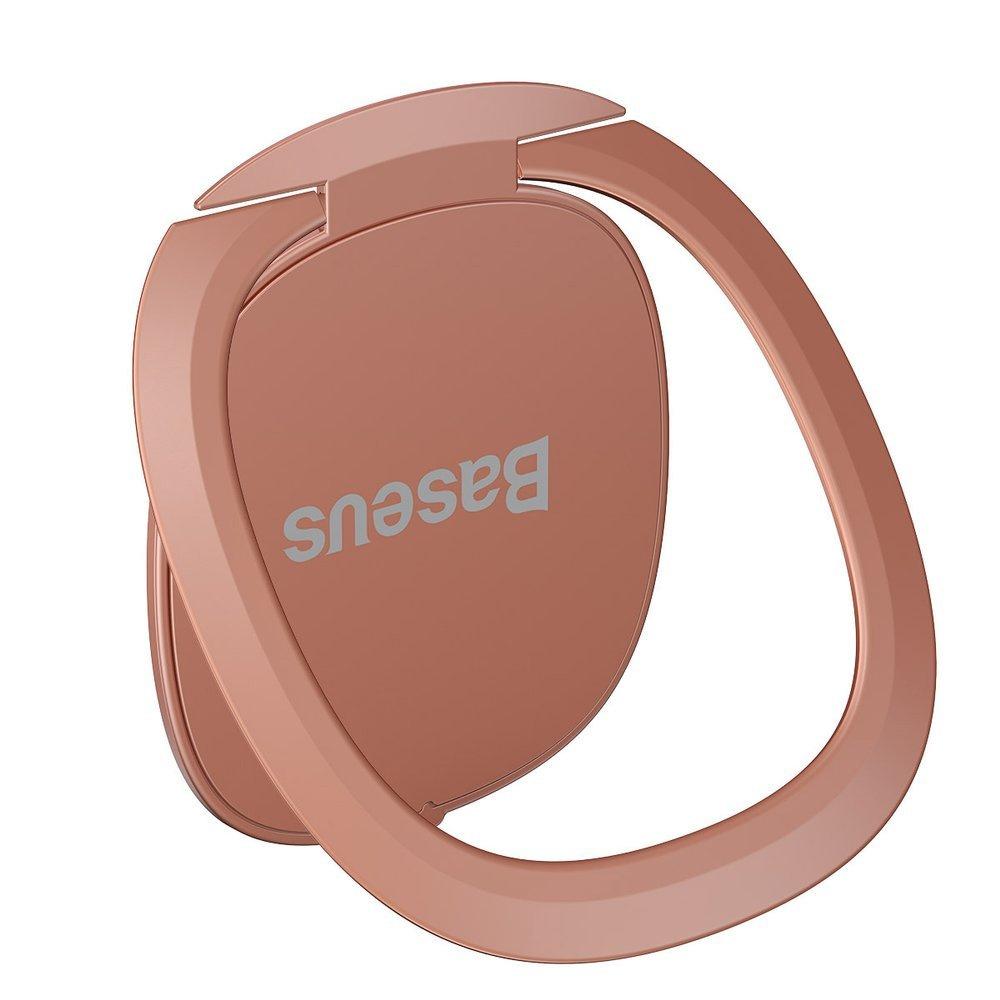Baseus Ultra-Slim Adhesive Phone Ring Holder & Stand - Pink (SUYB-0R)