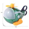 Detachable Aircraft Stationery Starting School Ruler Sharpener 6 In 1 Desk Stationery Educational Cartoon Stationery Helicopter