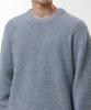 MUSINSA STANDARD Mixed Yarn Crew Neck Knit [Melange Blue]