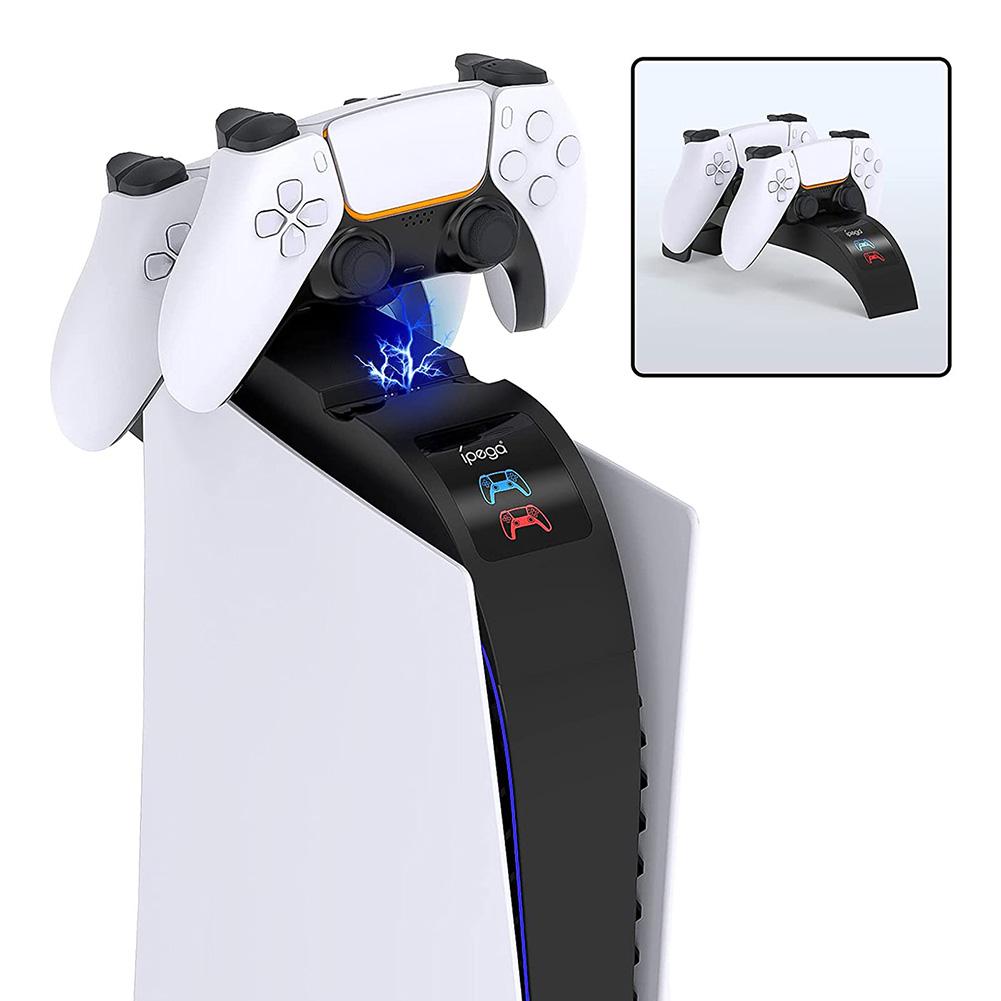 Nabíječka ovladačů Duální gamepad Rychlé nabíjení S LED indikátorem Kompatibilní pro nabíječku ovladače Ps5