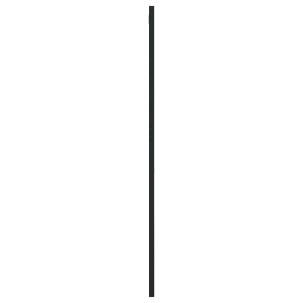 Vidaxl Wall Mirror, Black, 40X80 Cm, Rectangular, Iron