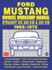 Ford Mustang Straight Six 200 CID & 250 CID 1965-1972 Owners Workshop Manual
