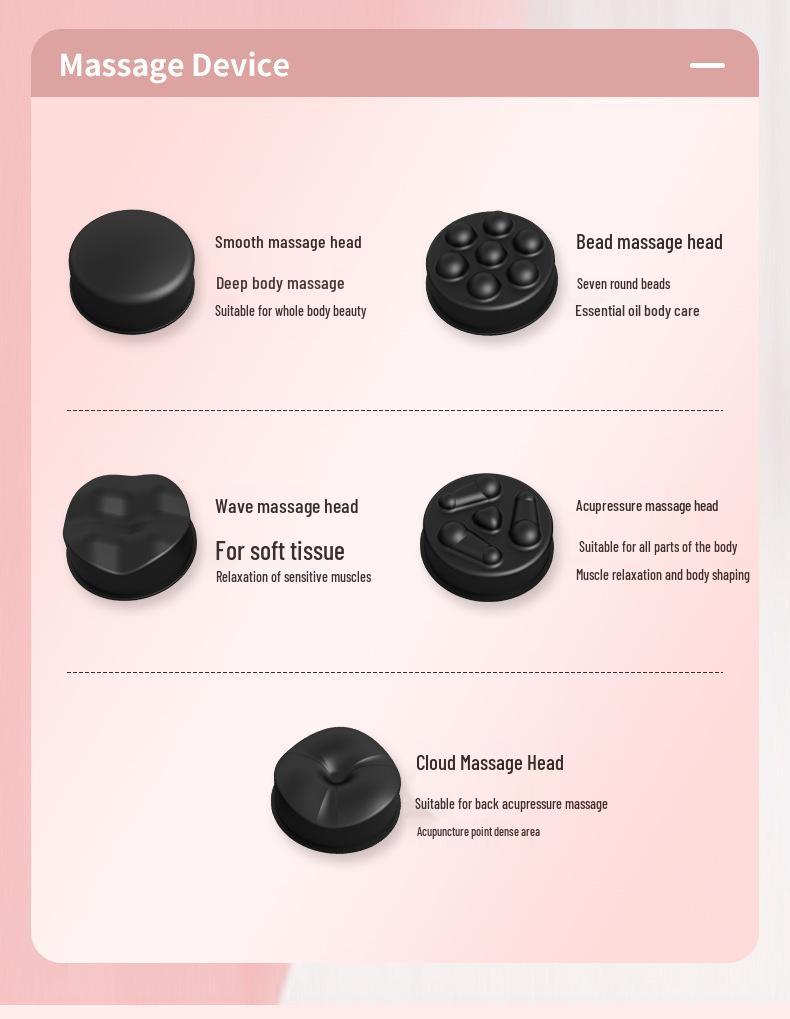 Wireless Portable Body Massager - Multifunctional Fat Burning & Vibration Therapy Stick