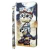 Pro Xiaomi Redmi A3/Poco C61 4G Pouzdro na telefon 3D Vzor Tisk Magnetická Spona Kožený Kryt Peněženky