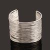 DIEZI Bijoux Gypsy Fashion Gold Silver Plated Punk Hip Hop Cuff Wide Men Bangles Arm Bracelet for Women Bracelets & Bangles
