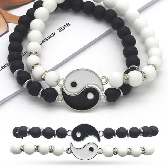 Paar-Armbänder, exquisite feine Verarbeitung, chinesischer Stil, Tai Chi, verstellbare Unisex-Armbänder