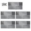 Oil Proof Wall Stickers for Bathroom 5Pcs Vintage Brick Tile Stickers, Waterproof Oil?Proof Wallpaper, Peel Sheets Kitchen & Stick Backsplash Living