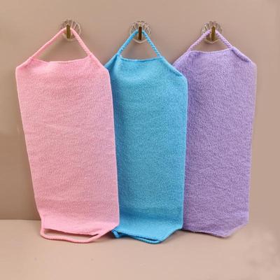 Elastic Korean Exfoliating Bath Towel - Stretchable, Frosted, and Long for Effective Back Scrubbing