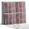 Vinyl Tile Set Easy Installation Vertical Mosaic Stripes 9x30x30 cm