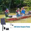 2.5W Solar Oxygen Pump/Pond Pump, with Air Bubble Stones and Pipe, Improve Pond Circulation, for Fish Tank Aquarium Pond Etc