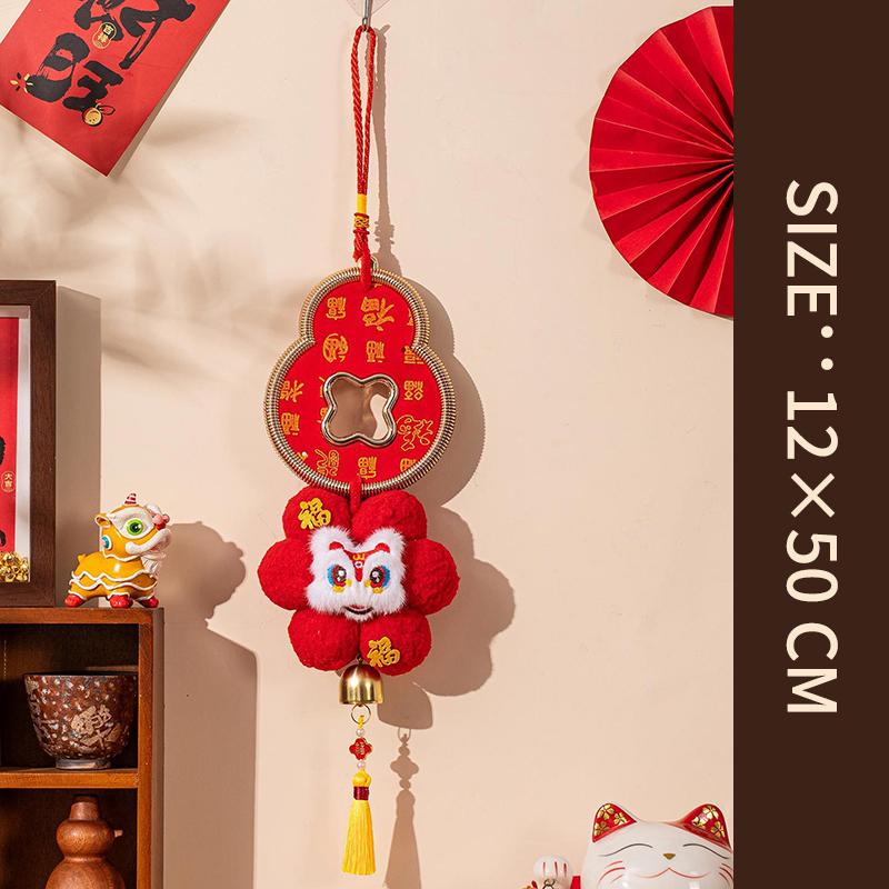 Year of Horse Hanging Ornament with Tassel Chinese New Year 2026 Door Hanging Ornaments Spring Festival Party Pendant