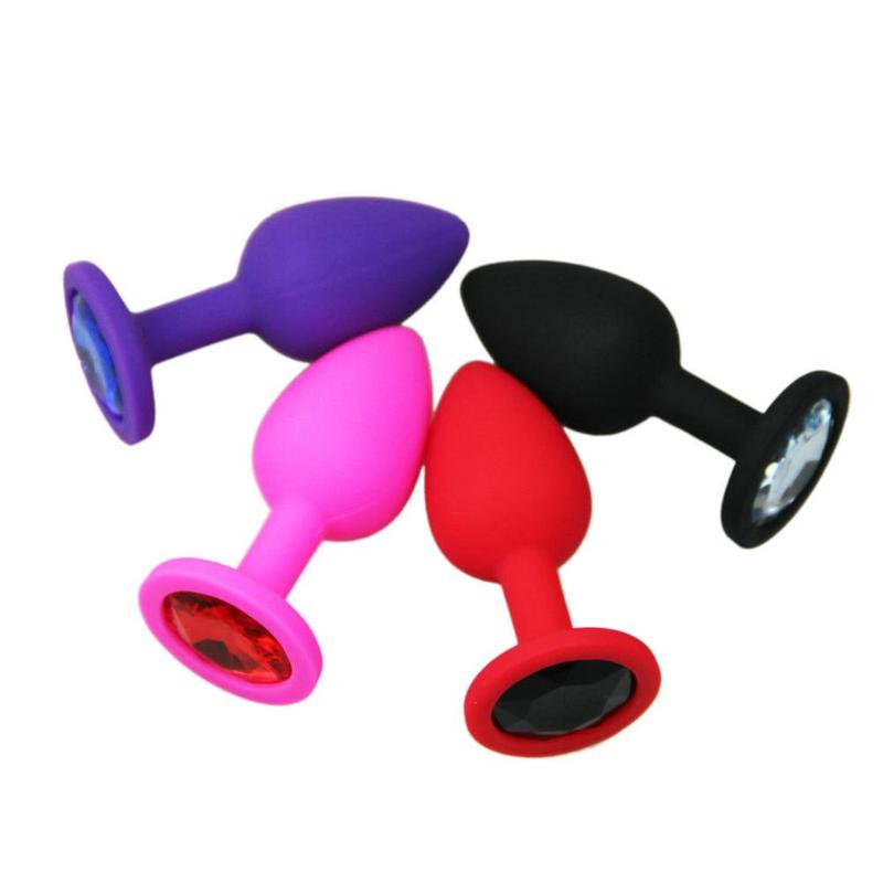Adult Booty Beads Anal Sex Toys butt plug For Women & Men Anus Products Silicone diamond Erotic Butt Plugs Crystal Jewelry toys