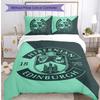 Hibernian FC Set Lenzuola Stampato 3 Pezzi Copripiumino Traspirante con Federe Biancheria da Letto Decorativa per Camera da Letto Casa