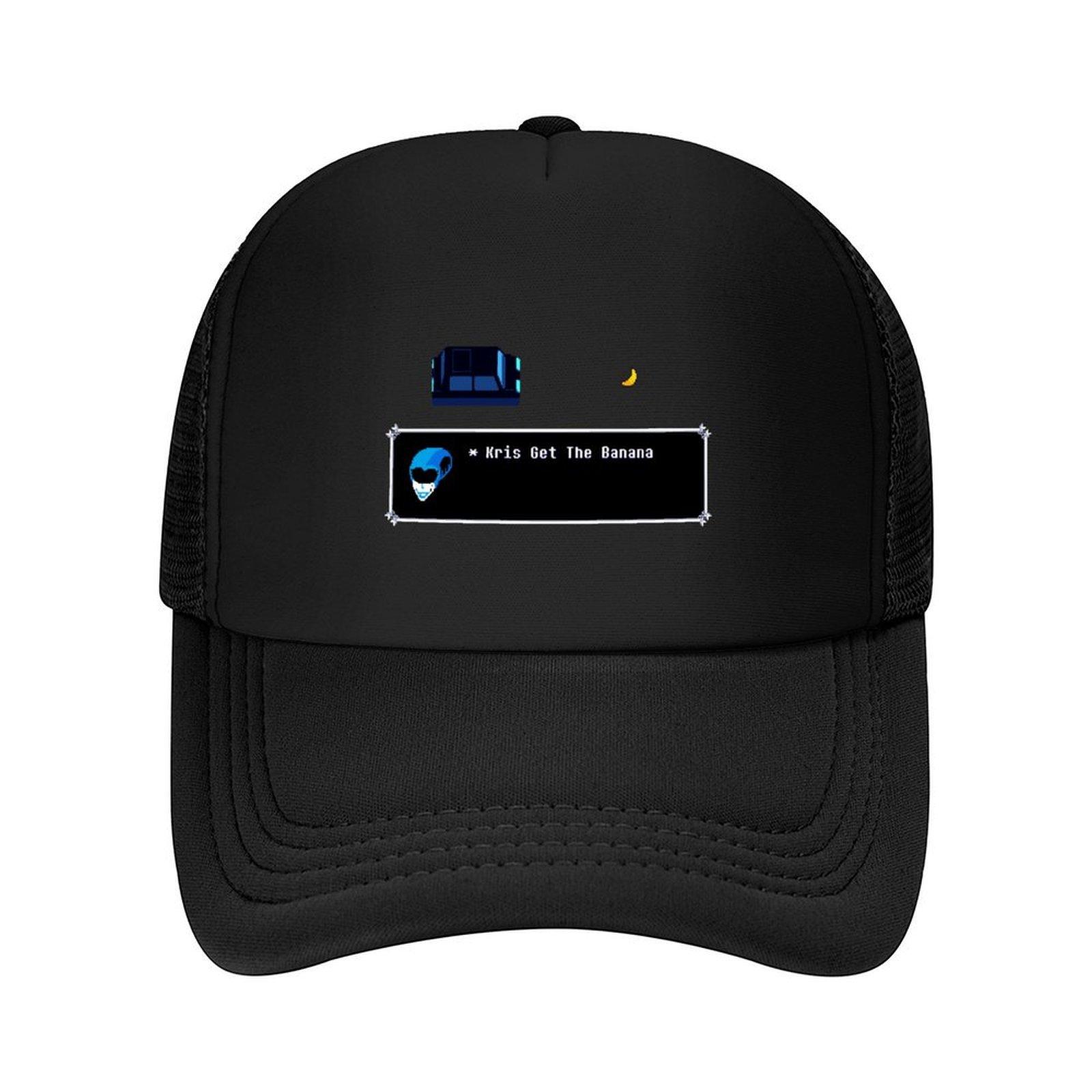 

DELTARUNE Chapter 2 Kris get the banana Baseball Cap Golf Wear Funny hats Sports Cap Sunhat Women Caps Mens