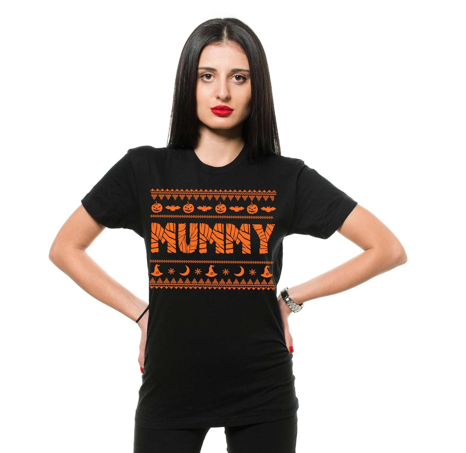 Women s Halloween Shirt Mummy Halloween Costume Mom Halloween Gifts Mother Mom XL