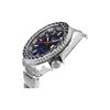 SEIKO 100 meters waterproof Automatic Steel Strap 46*42.5mm same style for men and women blue dial sbsa243