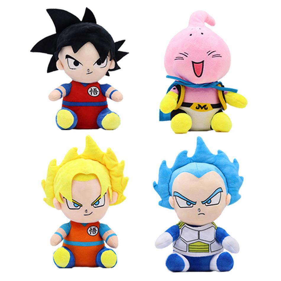 20Cm Dragon Ball Japn Anime Juguetes De Peluche Super Saiyan Goku Vegeta Picollo Troncos Gohan Figura De Dibujos Animados Muñec