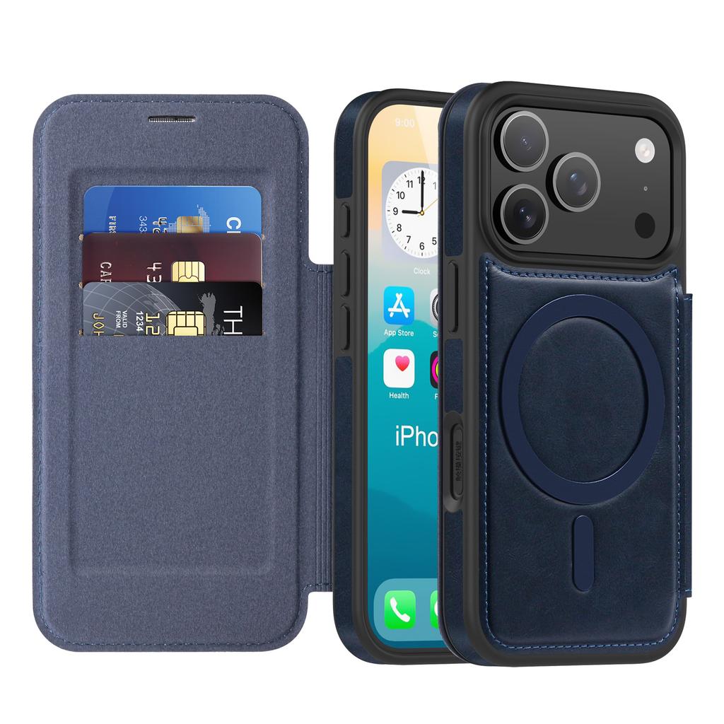 Fashion Ring Holder Flip Magnetic Phone Case For iPhone 18 17 Pro Max 16 Plus 15 Plus 14 13 Shockproof For Magsafe kickstandCover