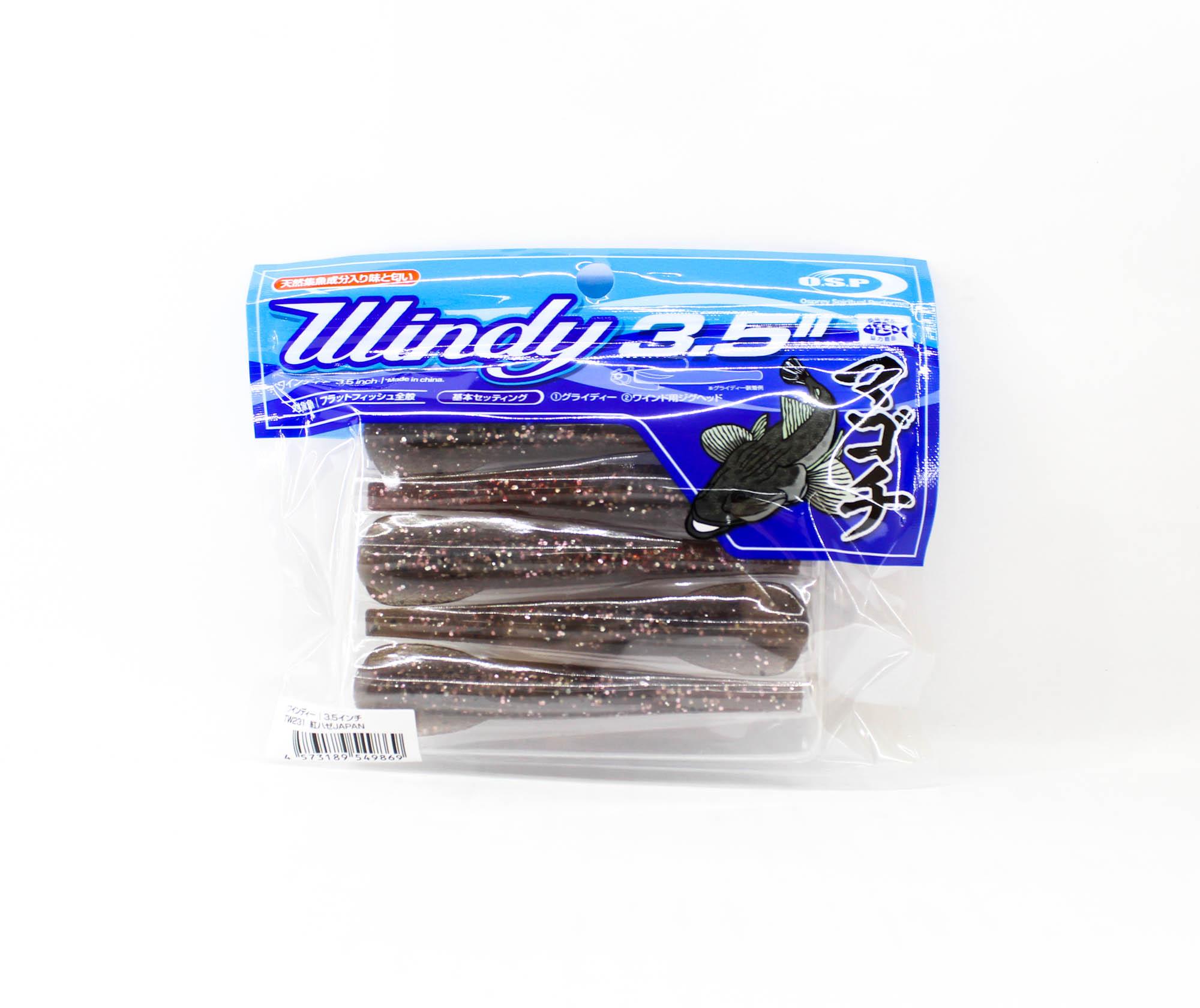 

OSP Soft Lure Windy 3.5 Inches TW-231 (9869)