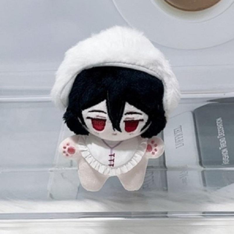 Bungou Stray Dogs Plush Toys Pendant Keychain Nakahara Chuuya Dazai Osamu Dostoevsk Edogawa Rampo Nakajima Atsushi Anime Plushie