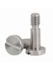304 Stainless Steel Slotted Half-Thread Coaxial Shaft Sleeve Screw Plug