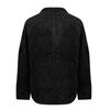 Men's Solid Color Suede Casual Slim Fit Jacket With Pockets Lapel Zipper