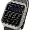 Casio Vintage Series Digital Watch CA-500WEGG-1B Unisex Metal Band 8-Digit Calculator Dark Gray Metallic