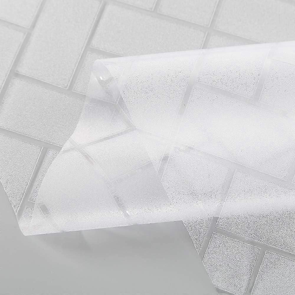 Window Films Anti Peeping Self-Adhesive Frosted Window Stickers Privacy Window Film Insulated Removable Glue-Free Electrostatic Glass Film 45*200cm(C
