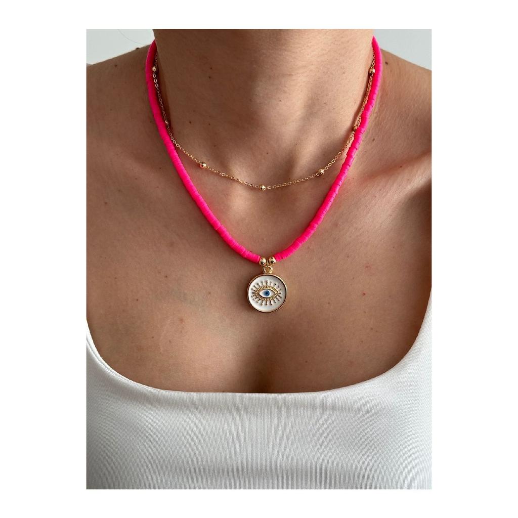 Necklace Set | Combination Necklace | 3 Piece Necklace | Summer Necklace | Necklace Set | Fimo Necklace | Eye Necklace