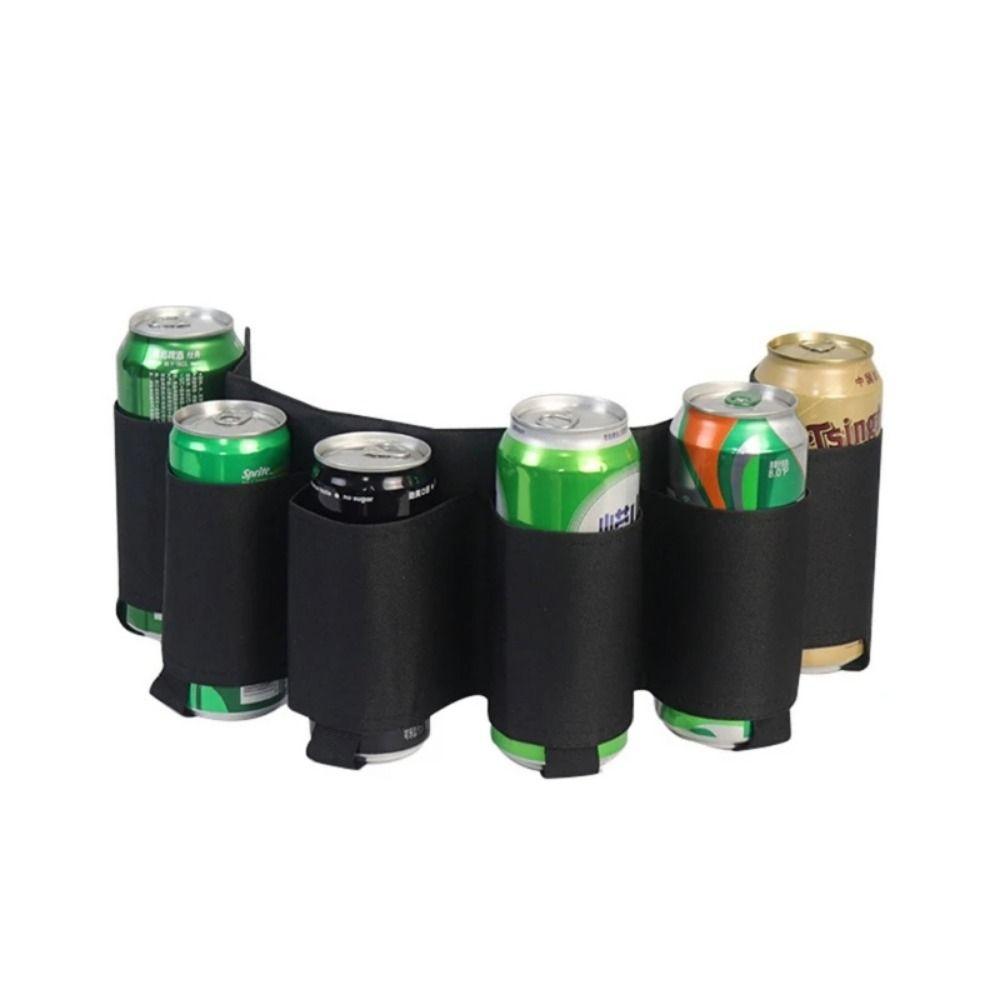 

Camouflage Beer Storage Waist Bag 6 Cans Beer Belt Holder Waist Pack Camping green camouflage