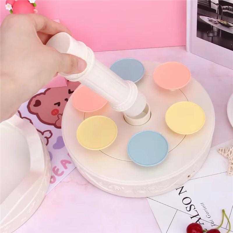 B97A-Cake And Sushi Stand Automatic Rotating Dessert Display Stand Stylish Rotating Food Serving Tray Ideal Gift