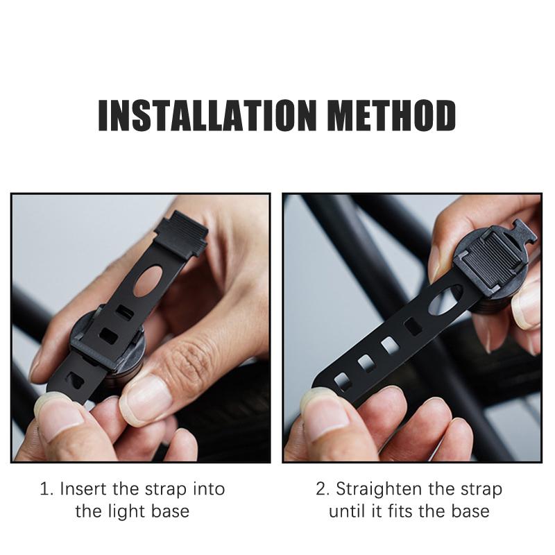 Fahrrad Rücklichter Aluminiumlegierung Helmlichter Nachtfahrt Warnlichter Mountainbike Led Frontlichter Rücklichter